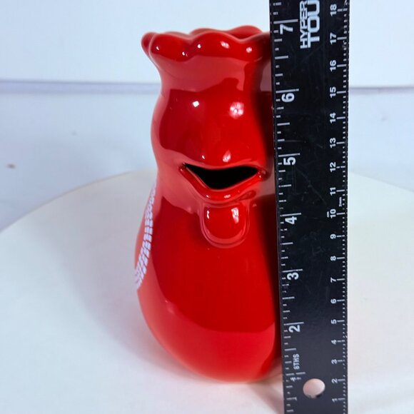 TempTations Red Ceramic Rooster Pitcher Jug VTG Farmhouse Creamer Gravy Syrup - Picture 8 of 13